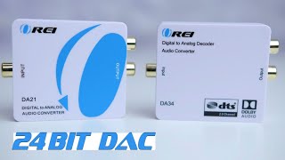 Digital To Analog Converter for Stereos And Powered Speakers