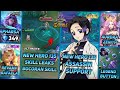 NEW HERO 135 SUPPORT/ASSASSIN, AURORA ZENITH, PHARSA ALLSTAR, REVAMP RAFAELA EPIC-MLBB UPCOMING SKIN