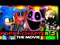 *SABVPPC3 REACTION* SONIC AND BALDI VS POPPY PLAYTIME CHAPTER 3 (FULL MOVIE ANIMATION)