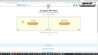 how to compare two pdf documents for free? (rally free!)