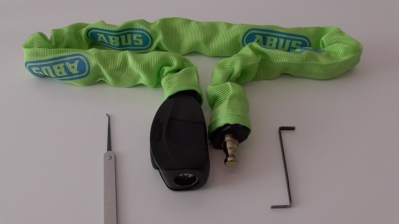 Schloss ffnen(ABUSCatena mit Dietrich ffnen)Bike Lock  open/Pick-Set/DietrichFahrradschloss knacken