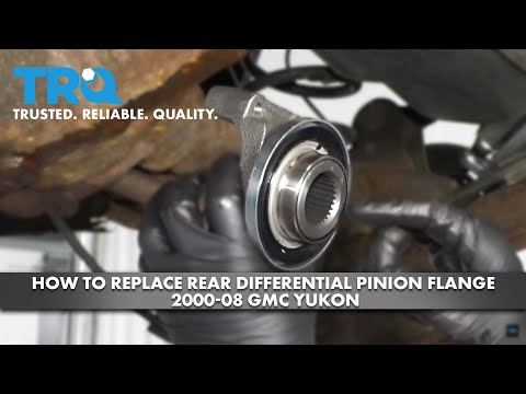 How to Replace Rear Differential Pinion Flange 2000-08 GMC Yukon