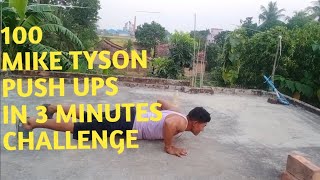 100 Mike Tyson Push Ups in 3 Minutes Challenge - Avi Bengali fitness | That's Good Money