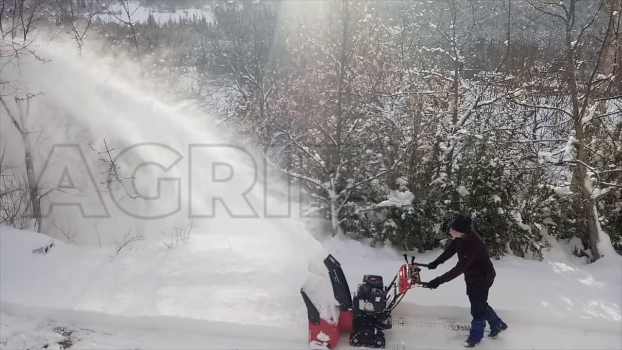 Quitanieves de orugas GeoTech STP1587 TEBS, autopropulsada de gasolina, fresa 87 cm