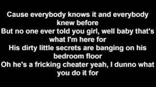 cheater the vamps lyrics