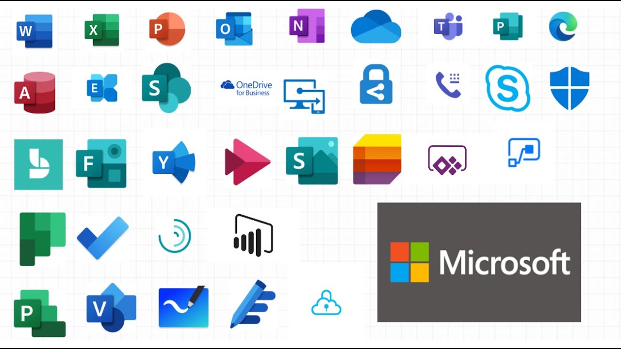 list of all office 365 apps