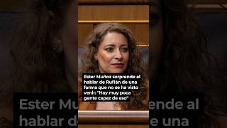 Ester Muñoz sorprende al hablar de Rufián de una forma que no se ha visto venir