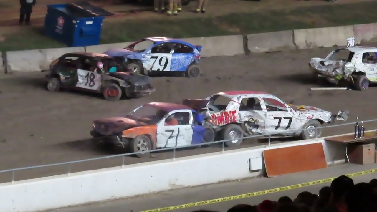 2025 canfield fair demolition derby - feature