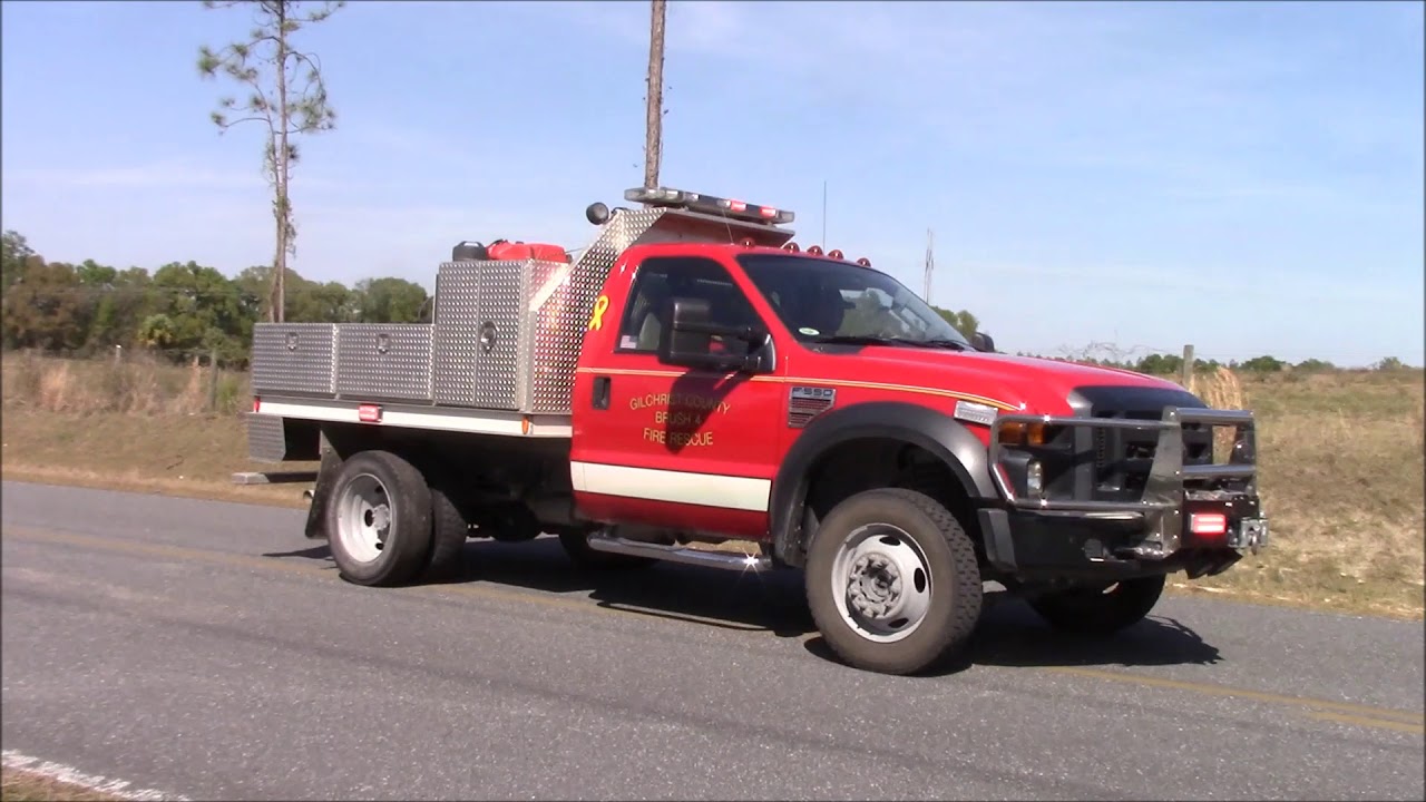GILCHRIST COUNTY FIRE RESCUE VOLUNTEER BRUSH 4 RESPONDING CODE 3
