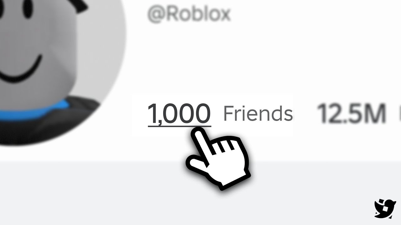 1000 FRIENDS ON ROBLOX YouTube 