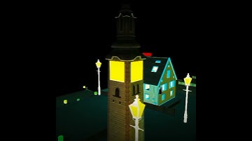 FF 3D EDIT CLOCK TOWER || LIGHT EFFECT EDITING IN FREE FIRE ,||FX DROID||