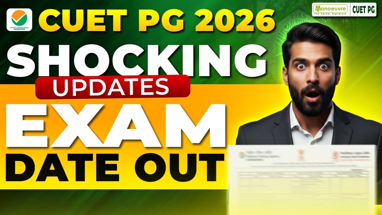 CUET PG 2026 Exam Date OUT 😱 | COQP11 & COQP12 Official Schedule ...