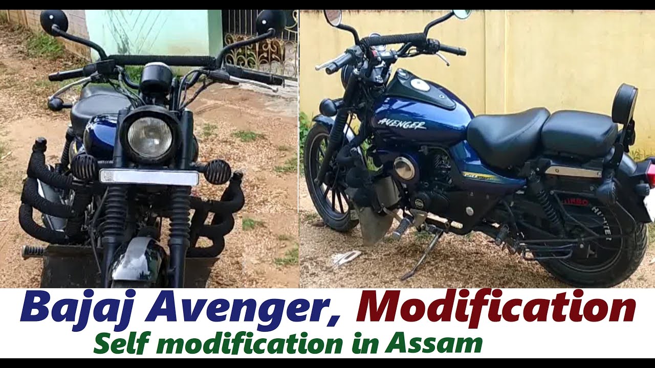 Bajaj Avenger Self Modification in Assam.