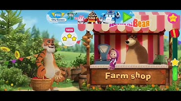 Masha and the Bear: Farm Games - Gameplay Walkthrough part 1🔥( iOS,Android )