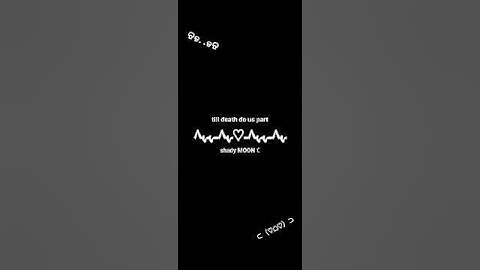 shady MOON ☾ till death do us part :( (snippet unreleased)