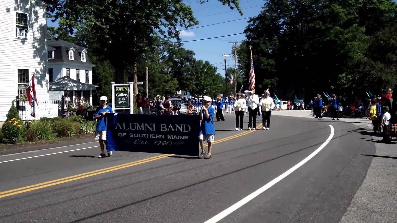 The Alumni Band Alumni Twirlers and Maine Attraction in Alfred Maine