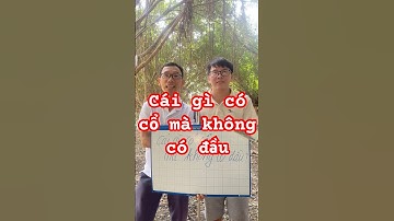 Câu Đố | Cái Gì Có Cổ Mà Không Có Đầu #nguyenbangvlog #dovui #dovuigiaitri #meovat #shortsvideo