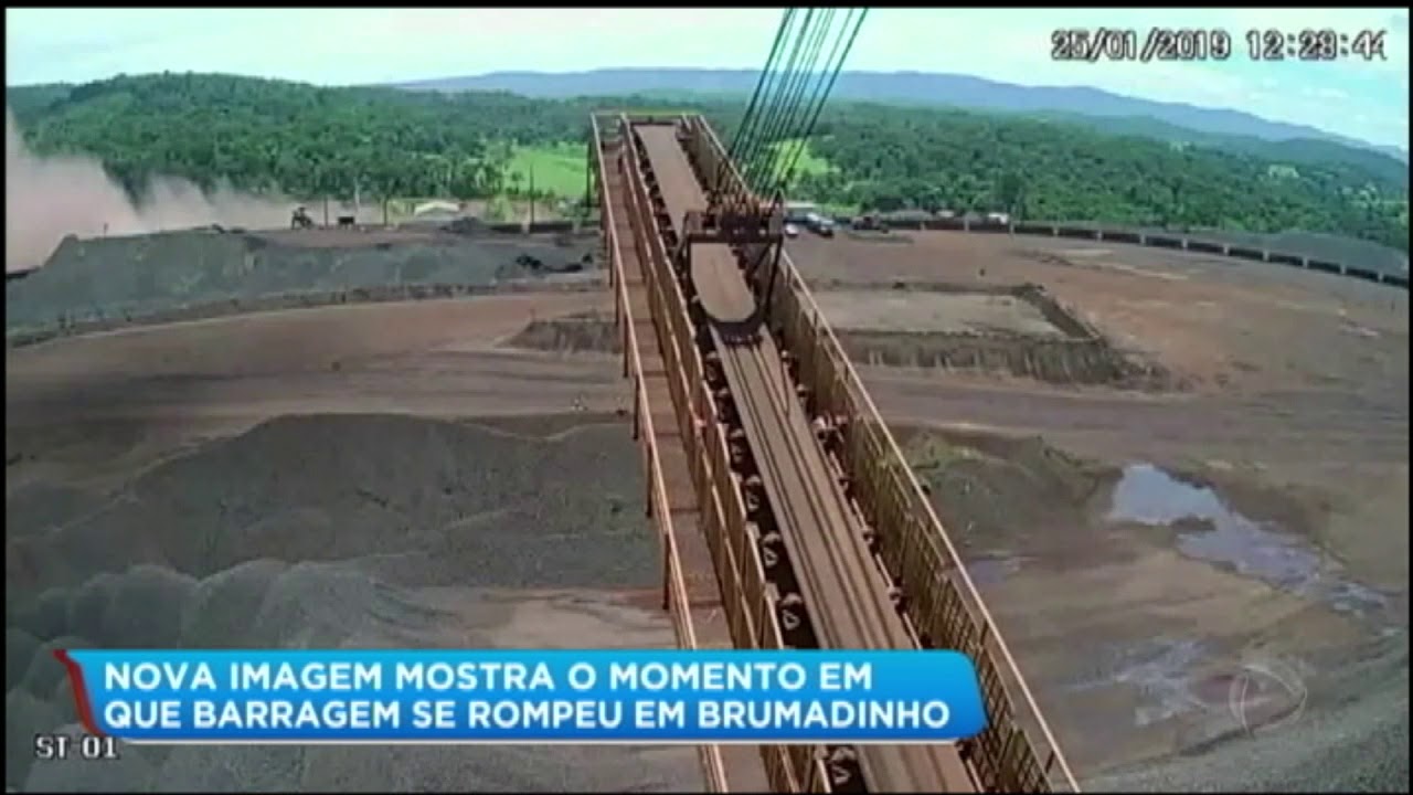 Veja o momento exato em que a lama invade Brumadinho (MG)