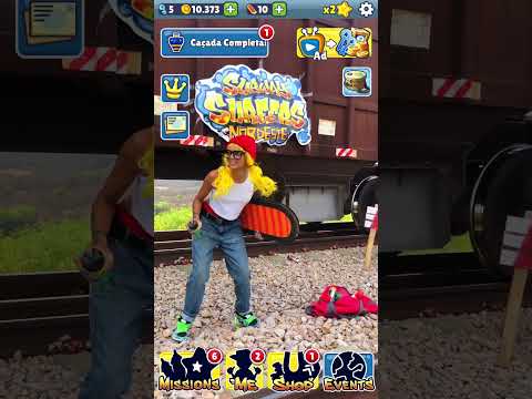 Subway surfers in real life #subwaysurfers #shorts