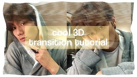 cool 3D transition tutorial || videostar