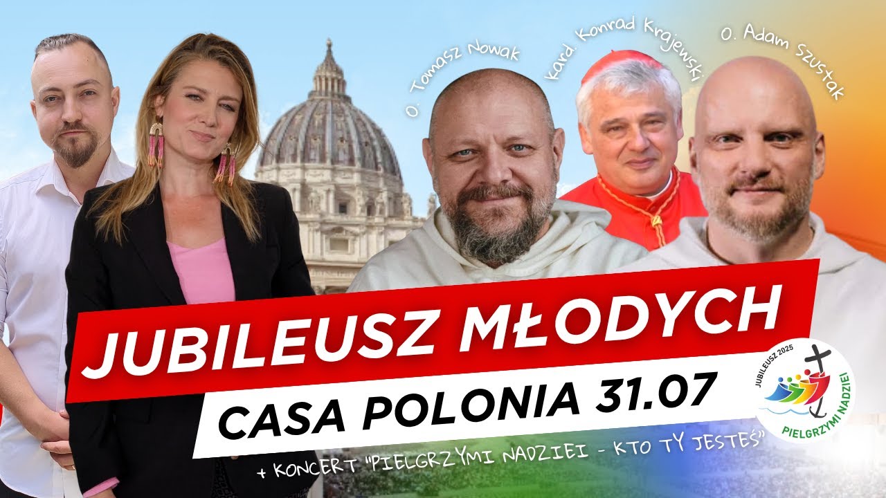 NA ŻYWO | 31.07. JUBILEUSZ MŁODYCH RZYM 2025 | STUDIO EWTN POLSKA W RZYMIE: CASA POLONIA