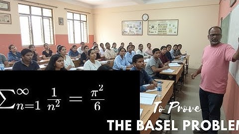 Finding the sum of squares of the reciprocal  of positive integers !! The Basel Problem !!