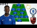JACKSON & DELAP START! CHELSEA'S BEST POTENTIAL 4-2-3-1 LINEUP VS FLAMENGO REVEALED