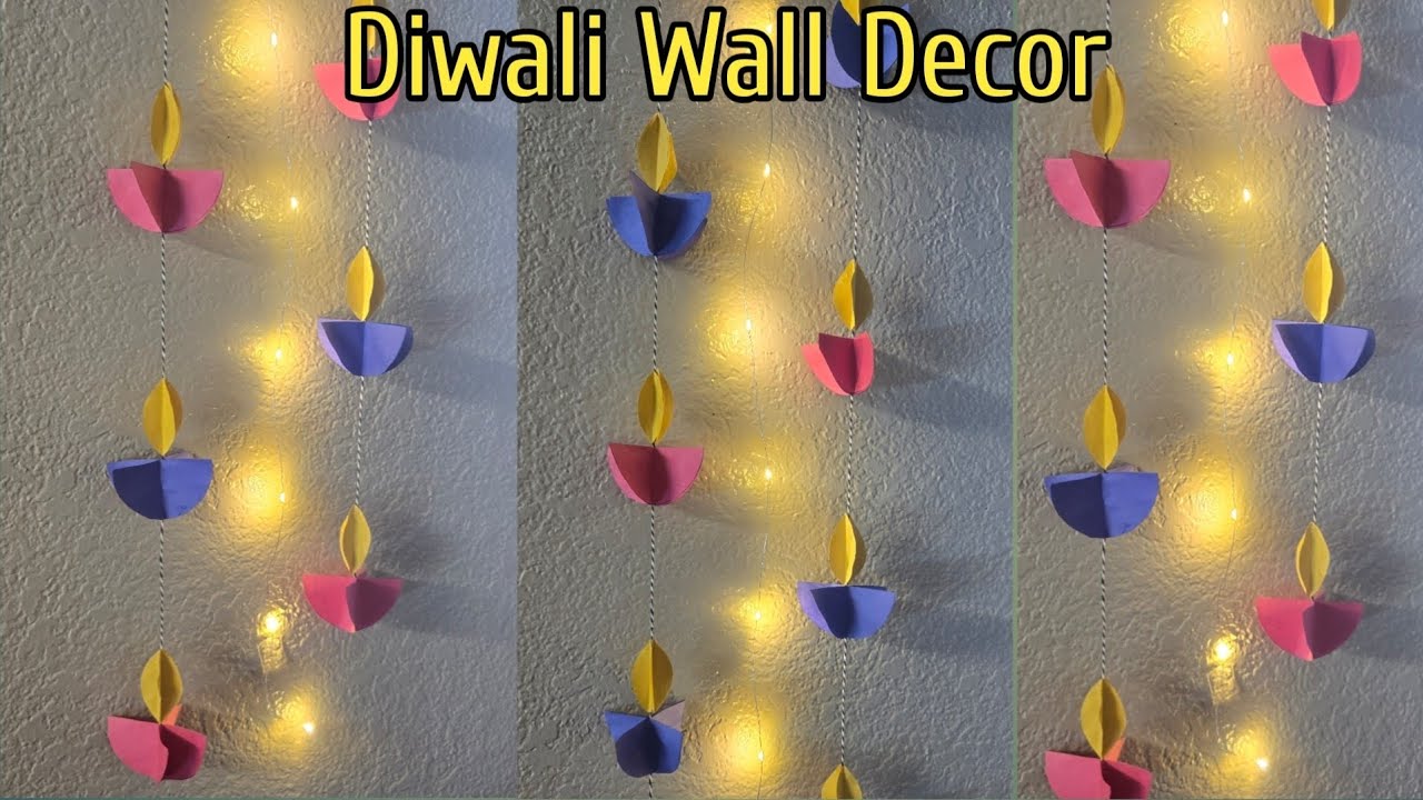 Diwali Wall Decoration Ideas 2025 | Easy & Budget-Friendly Diy Decor |