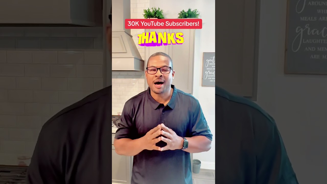 When you reach 30K Subscribers! Thank you to my YouTube Family! 🙏🏿 🙏🏿