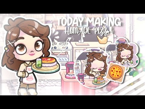 TODAY MAKING HOMEADE PIZZA ⋆˚ 𝜗𝜚˚⋆| AVATAR WORLD ASMR COOKING|#avatarworldroleplay