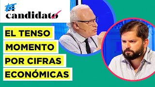 El Candidato: Tenso momento entre Tomás Mosciatti y Gabriel Boric por cifras económicas