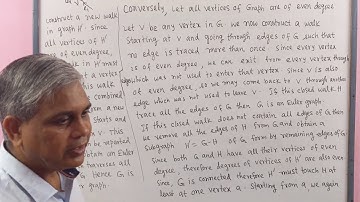 Graph Theory, Lec-12(Euler Graph), by Dr.D.N.Garain, For B.Sc/M.Sc/Engineering
