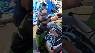 We Caught a TON of Living SWORDS! The Unbelievable Houndfish Haul  光榮定置漁場 #freshfish #freshseafood #