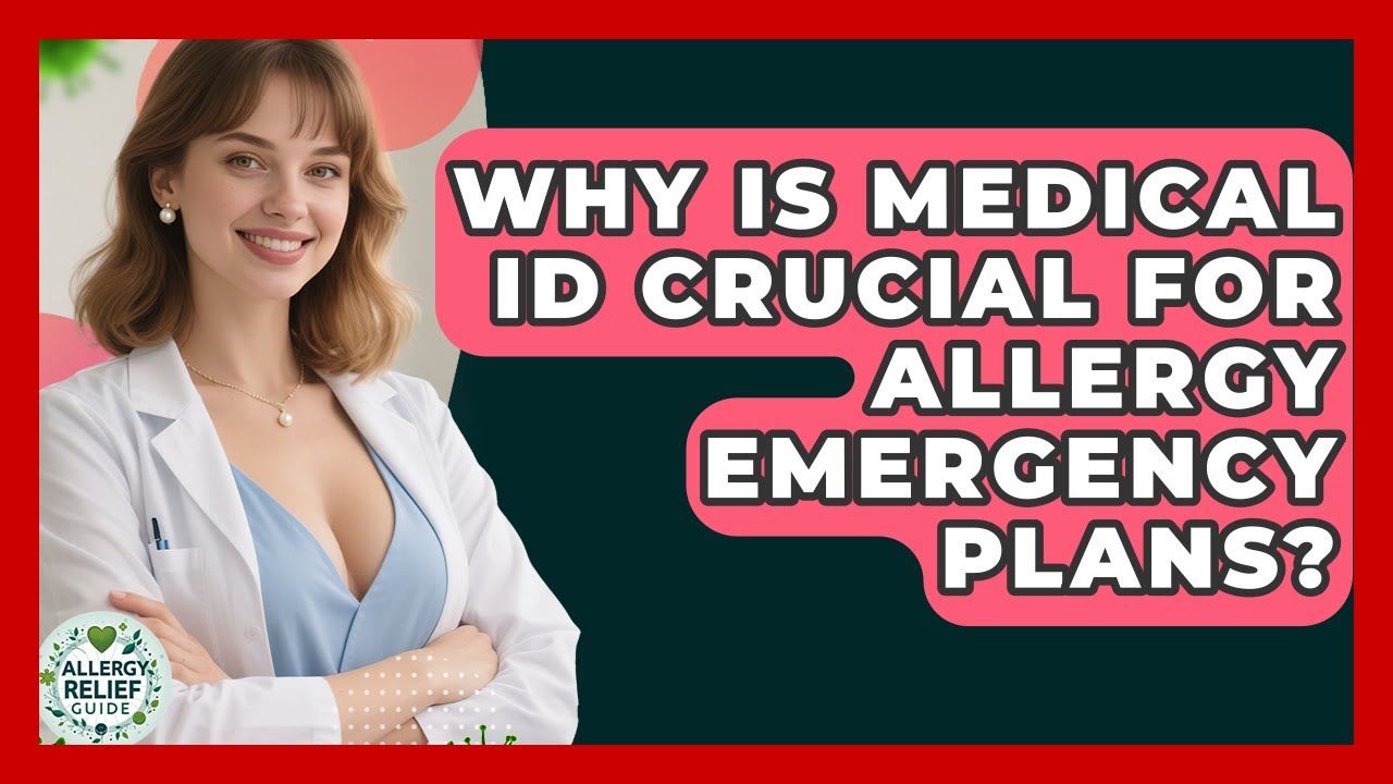 Why Is Medical ID Crucial For Allergy Emergency Plans? - Allergy Relief Guide