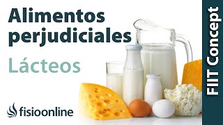 Alimentos perjudiciales para tu espalda  Leche y derivados