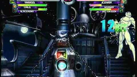 MvC2 Online (360): wolverine master (BH/Cab/Amin) vs Brett (MM/Ice/Doom) 10 .:5.13.10:.