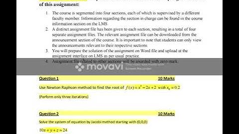 Mth603 Assignment 1 solution fall 2023 Incharge Zulfiqar|Mth 603 assignment no 1 zulfiqar ahmed noor