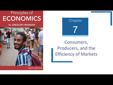 [Mankiw principles of economics 7] 7. 消費者、生産者、そして市場の効率性