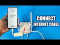 How to connect to ethernet cable to iQOO phone