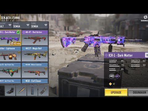 Call Of Duty Mobile Beta Server Preview Weapon Icr 1 Dark Matter And Map Raid Christmas Youtube