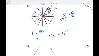 Leonzo area of polygons using special right triangles