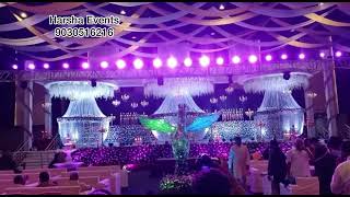 N Convention Hyderabad Reception Decor By Harsha Events 9030516216