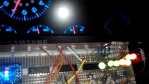 LED shift light test