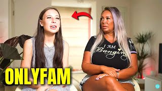 Mum starts only fans with daughter - YouTube