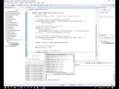Java 4.2- While Loops