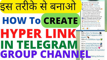 how to create hyperlink in telegram | create spoiler text in telegram