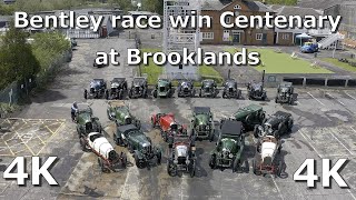 Bentley celebrates centenary of first ever race win at Brooklands
