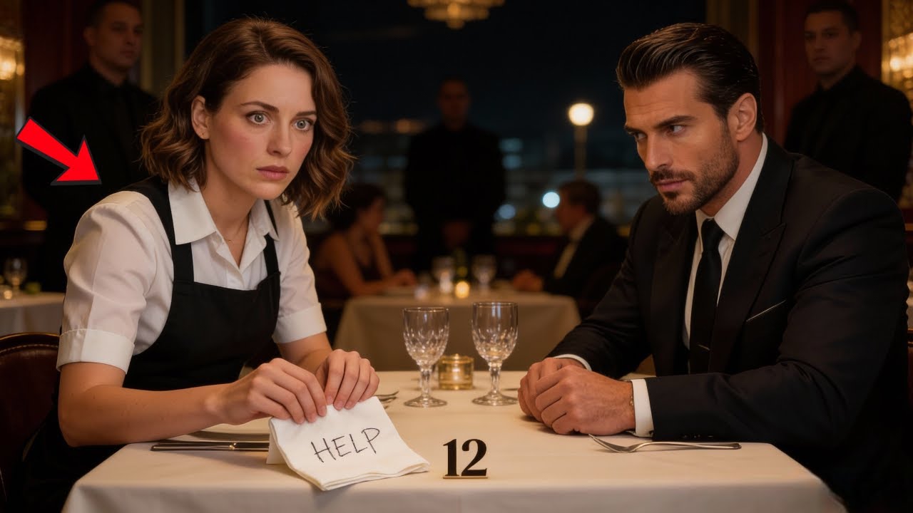 She Wrote “HELP” on a Napkin — The Mafia Boss at Table 12 Noticed First