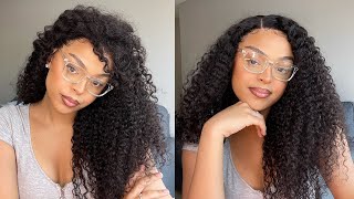 What Lace ?! Natural Curly Hair Wig Install