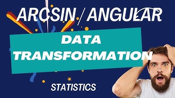 Arcsine Transformation | Angular data transformation  ENTO Agricultural Research Analysis M.Sc & PhD